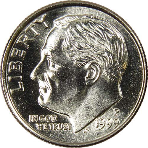 1999 P ROOSEVELT DIME BU Uncirculated State 10C COIN COLIN COLLATER
