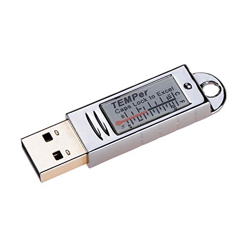 מדידת טמפרטורת מדחום USB מחשב בזמן אמת מקליט לוגגר דואל מרחוק צג אזעקה צג מזג זהב HID