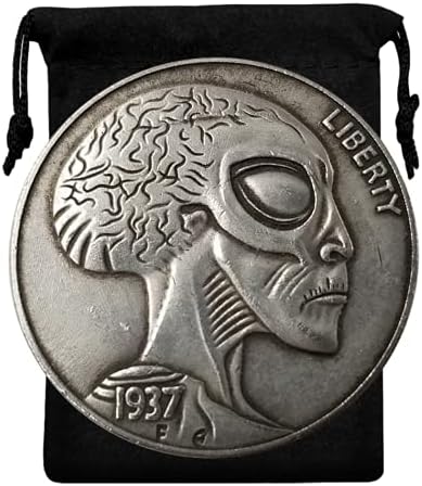עותק קוקריט 1937 מטבע הובו ארהב - E.T Alien & Bull Silver Oplice העתק מורגן דולר מטבע מטבע מטבע מטבע מזל מטבע
