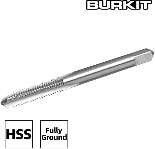Burkit M6 x 0.8 חוט ברז על יד ימין, HSS M6 x 0.8 ברז מכונה מחורצת ישר