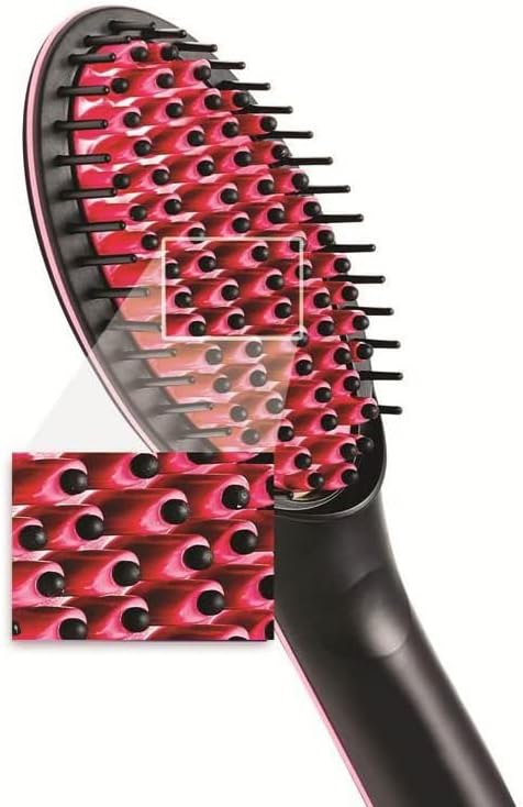 Czdyuf מחליק שיער חשמלי מברשת שיער יוני יישור ברזל כלים מקצועיים קרמיקה שיער כלים לחימום מסרק חם