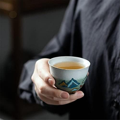 NFGUY בסגנון יפני CELADON קרמיקה סט קרמיקה נוף נוף תוכנות תה יצירת