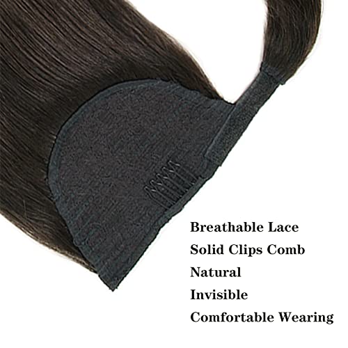 מגניב קוקו הארכת שיער טבעי טבעי שחור לעטוף סביב קליפ קוקו שיער הרחבות שיער חתיכה אמיתי רמי שיער טבעי קוקו הארכת