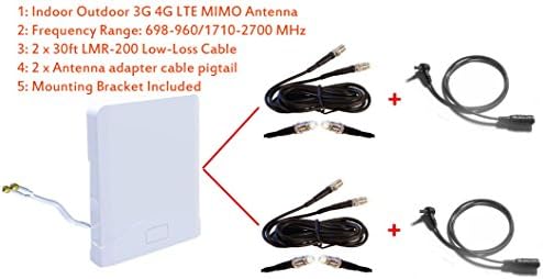 3G 4G LTE מקורה פס רחב חיצוני אנטנה MIMO עבור NetGear 341U USB מודם AirCard
