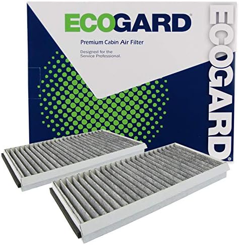 ECOGARD XC26078C מסנן אוויר בקתות פרמיום עם ריח פחמן מופעל מתאים ל- BMW 530i 2004-2007, 528i 2008-2010, 525i 2004-2007,