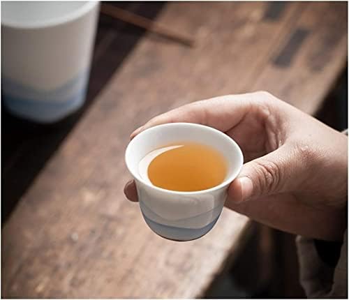 ערכת תה גונגפו סינית סט סיני קלאסי קונגפו קרמיקה ערכות תה קרמיקה מצוירת ביד סט תה חרסינה לבן כוסות תה קומקום מודרני