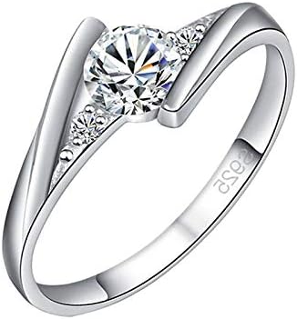 טבעות לנערים 13-17 גודל טבעת מתנה נשים חתונה על אירוסין מזכירות תכשיטים 5-10 טבעות