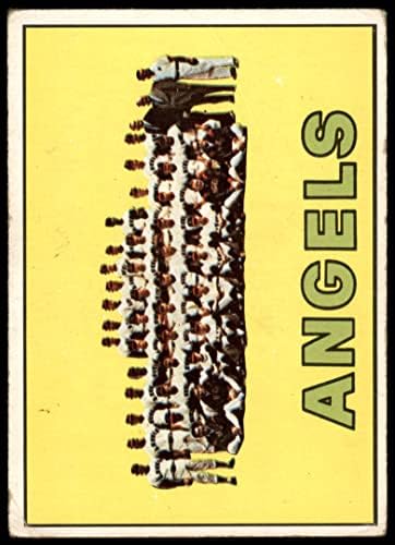 1967 Topps 327 Angels Team Los Angeles מלאכים