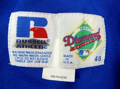 1994-96 משחק שיקגו קאבס הונפק ג'רזי כחול אלטרנטיבה 48 DP22154 - משחק משומש גופיות MLB