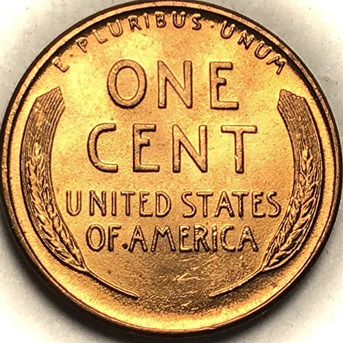 1945 D Lincoln Weat Cent Cent Red Pennery State Mint State