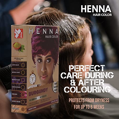 חינה שיער צבע 30 דקות מועשר עם עשבי תיבול חצי קבוע אבקה - קשה כימי משלוח עבור גברים ונשים