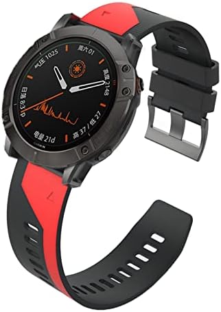 רצועת פס שעון חכמה של Ttucfa עבור Garmin Fenix ​​6 6x Pro 5x 5plus 3HR 935Silicone Smartwatch Fenix6 Fenix5 Easyfit Wr צמיד