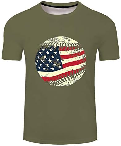 גברים של ארה ב דגל חולצות שרוול קצר רופף מתאים לשני המינים פטריוטית גרפי טיז עבור 4 ביולי ובקיץ