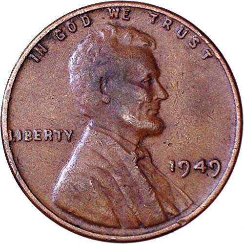 1949 לינקולן חיטה סנט 1 סי מאוד בסדר