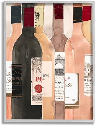 תעשיות סטופל נצחיות שכותרות יין בקבוקי יין וינטג ', עיצוב מאת סמואל דיקסון, 16X20