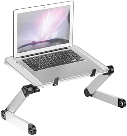 Xxxdxdp אלומיניום סגסוגת נייד נייד נייד מתכווננת ניידת שולחן מחשב נייד שולחן מחשב מעמד מגש מחשב שולחן שולחן מתקפל