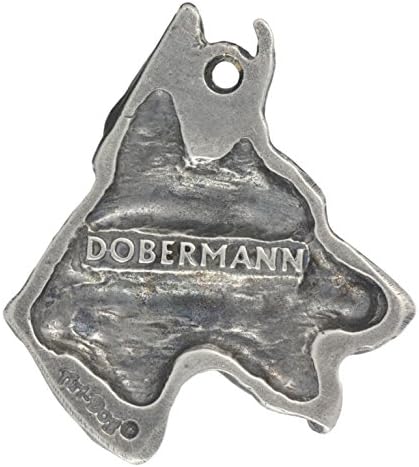Doberman Pinscher, Silver Hallmark 925, שרשראות כסף לכלבים, מהדורה מוגבלת, Artdog