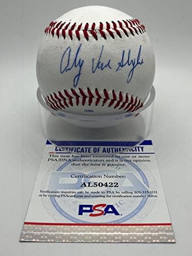 אנדי ואן סלייק פיטסבורג שודדי חתימה חתמה על חתימה רשמית MLB בייסבול PSA DNA - כדורי בייסבול עם חתימה