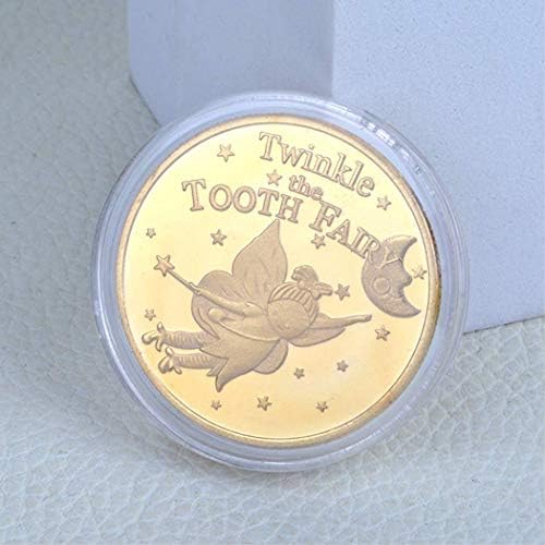 קוקריט קריקטורה שיניים פיות מטבע זהב מטבע זיכרון מטבע שיניים לילדים שינוי מדליית מתנה ליברטי חופש מזל מורגן מטבע