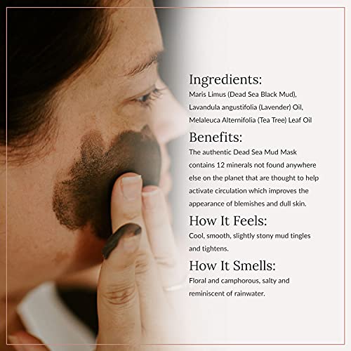 מסכת בוץ ים המלח-פילינג מסכת פנים עוזר לעודד זרימת כדי להשיג זוהר-עור מזין מסכת כדי לעזור לשפר את מראה של פגמים