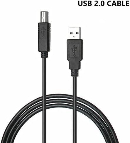 פייט על החלפת כבל כבל USB 6ft עבור Epson Artisan 700 710 725 730 800 810 835 837 כוח מדפסת