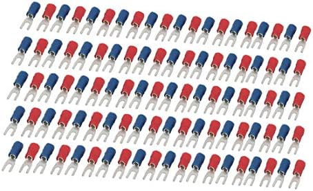 50 זוגות סו 2-3. 2 טרמינל מלחץ מבודד מראש עבור אוג 16-14 חוט כחול אדום (50 פארס סו 2-3. 2 טרמינל דה קרימפדו