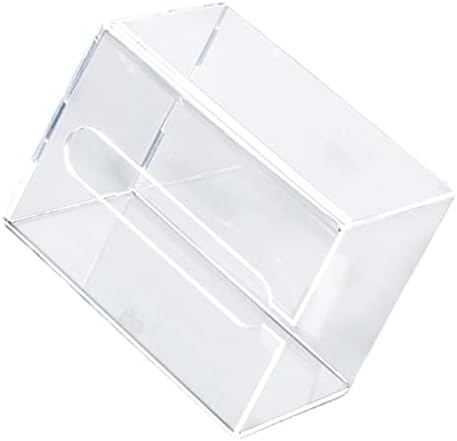 CABILOCK 4 יחידות קופסת רקמות אקרילית מתקן כרית כותנה מתקן קופסת רקמות ברכות מגבות נייר מגבות נייר קיר מגבות מגבות רקמות