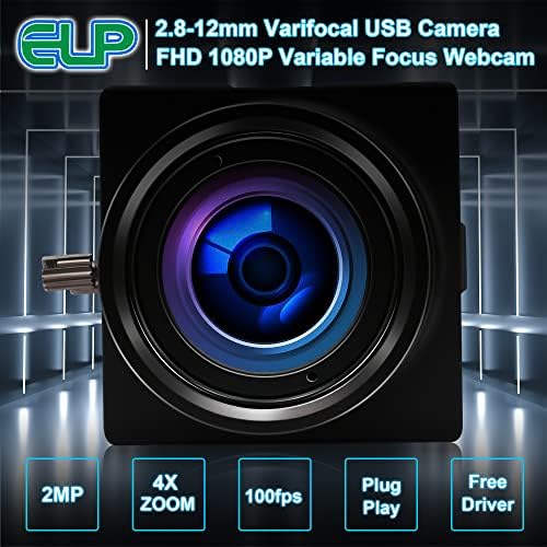 מצלמה 1080 עם זום מצלמת אינטרנט 2.8-12 ממ פוקוס משתנה מצלמת מחשב במהירות גבוהה מיני יו-וי-סי יו-אס-בי 2.0 יו-אס-בי עם