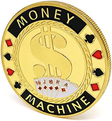 מכונת כסף פוקר מדליון מזל מדליון צ'יפ עיתונות מטבע מזל מטבע אוסף מטבעות