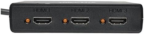 Tripp Lite 3-Port DisplayPort ל- HDMI Multi Stream Transport Hub MST, DP 1.2, DP ל- HDMI, 3840x2160 4K x 2k @ 60Hz