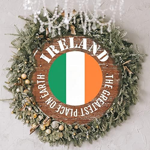 זרי דלת הכניסה של אירלנד המקומות הגדולים ביותר בכדור הארץ שלט אירלנד עיצוב קיר קיר דגל לאומי דגל עיר מזכרת בית דקורטיבי