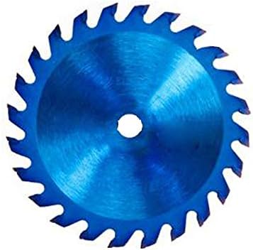 Fansipro 24/30/36 שיניים מסור מעגלי מסור ננו ציפוי כחול דיסק חיתוך עץ 10/15 ממ, 85 x 15 ממ, כחול - 36T