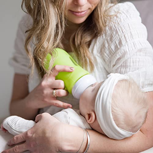 שרוול סיליקון לאוונט בקבוקי תינוק מזכוכית טבעית