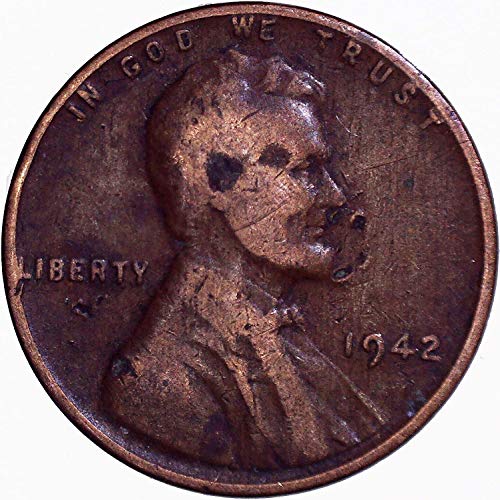 1942 Lincoln Weat Cent 1c Fair
