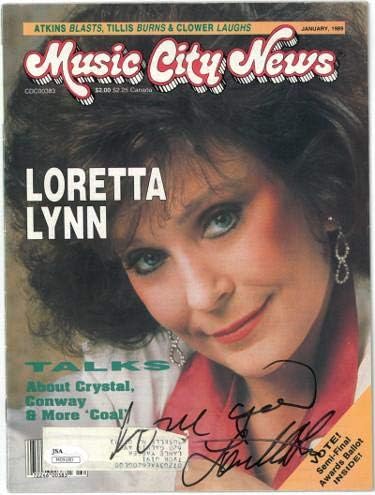 לורטה לין חתמה 1989 מגזין מלא חדשות עיר המוזיקה אוהב אותך - מ09180-ג ' יי. אס. איי מוסמך-מגזיני מוסיקה