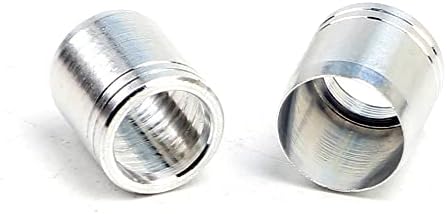 100 יחידות אלומיניום חץ וקשת פיצוץ הוכחה טבעת עבור מזהה 5.2 ממ 6.2-6.9 ממ חץ פיר מגני חץ צווארון מחברים לחזק מוט