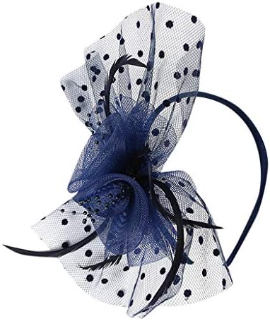מרתקים לנשים הפילבוקס כובע פרח נוצת נטו חתונה פרח קוקטייל כובע פרפר מרתק כובע