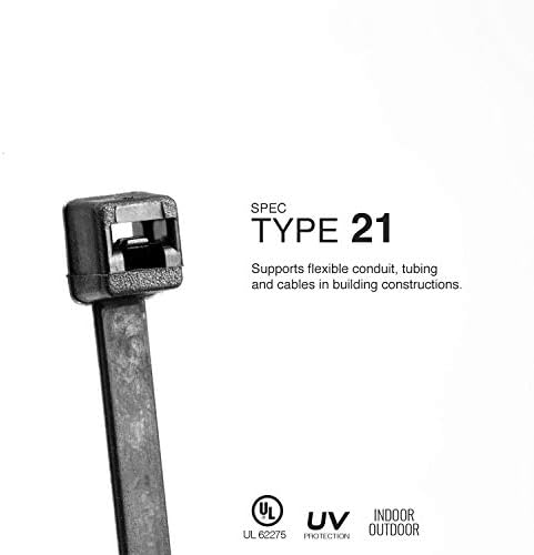 TR סדרת קבלן תעשייתי קשרי כבל UV, 4 , סוג 21, מיוצר בארהב