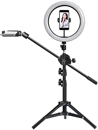 צילום ZCMEB LED וידאו טבעת אור עיגול תאורה מצלמת תאורה סטודיו סטודיו טלפון מנורת Selfie עם חצובה מעמד בום זרוע