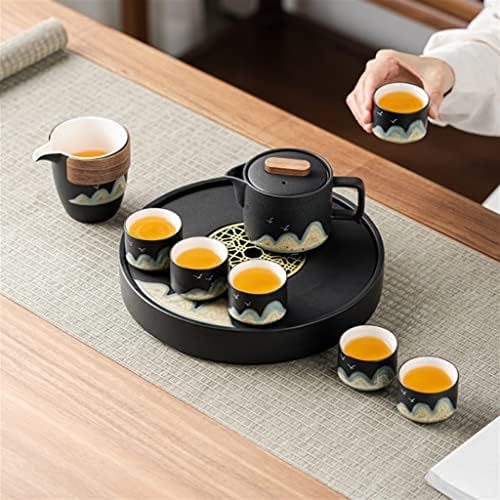 RBHGGG KUNG FU SET SET HOME Office Office Ceramic Teapot Teapop Set Dry Wrew Seat Ste