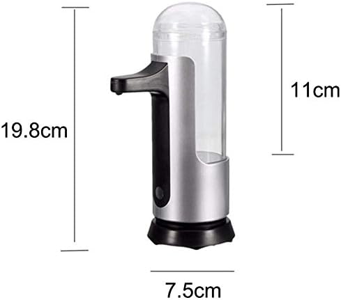 יאנג 1MN מתקן סבון אוטומטי ללא מגע, 300 מל פלט מהיר AUTO IR חיישן מטבח חדר אמבטיה חומר ניקוי קרם סבון מסעדת בית מלון