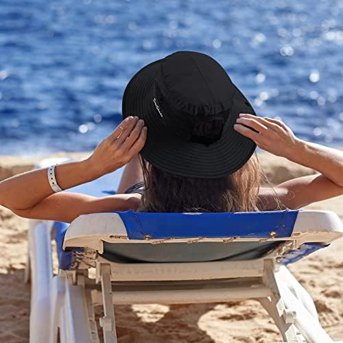 כובעי דלי כובע שמש חיצוניים לנשים להגנת השמש כובע רשת מהיר יבש מהיר 50+