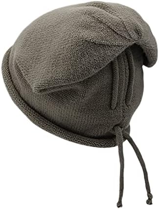 לסרוג כובע סתיו וחורף נסיעות מוצק צבע כל לנשימה ערימת כובע ילדה אוזן מגן ירח כובע כובעים