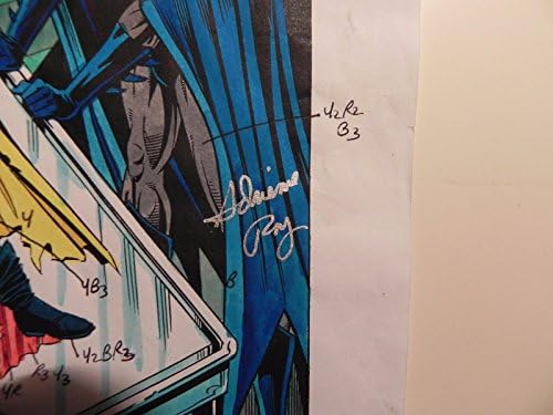 באטמן 467 צל תיבת חלק 1 צבע אמנות בציר חתם אדריאן רוי עם עמ ' 22