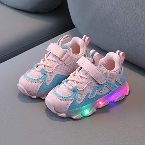 ילדים לילדים ילדות נעליים אור זוהרות נעלי פעוטות רשת ריצות ספורט נעלי ספורט נעלי ספורט נעלי ספורט