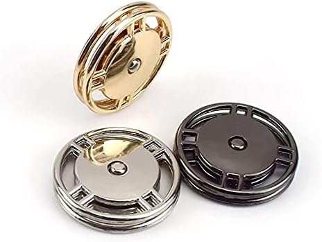 כפתורים בעבודת יד 20 מגדיר לחצני הצמד מתכת עגולים בלתי נראים לחצני לחיצה על כפתורי כפתור לבגדי מעיל כפתורי תפירה