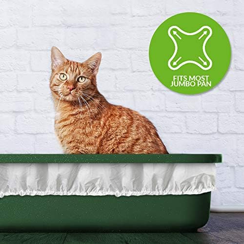 אלפאפט קיטי חתול מחבת ארגז חול חד פעמי, אלסטי ספינות-13-חבילה-עבור במיוחד-ענק, ג 'מבו, סופר-ג' מבו גודל המלטת מחבתות