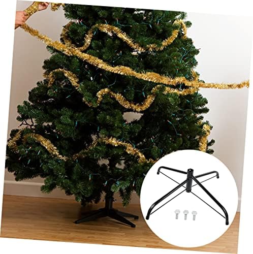 HOMOYOYO 3 PCS עץ חג המולד עץ ברזל חצובה אביזרים ירוקים L סוגריים כבדים מתכת מתכת מתכת עץ חג המולד תושבת מתכת לעץ חג