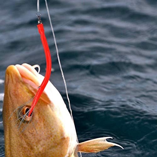 צינור פסים פסים קלאסי פתיונות קוד צינור RIG COD עם סיבוב וו נירוסטה לטרולינג סטרינג סטרל בקלה בקלה דיג משחק גדול