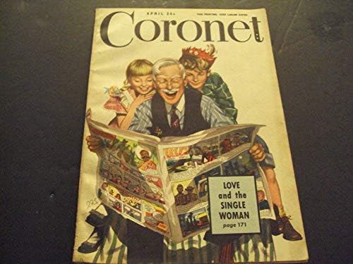 מגזין קורונט אפריל 1949 אהבה והאישה הרווקה, פחם